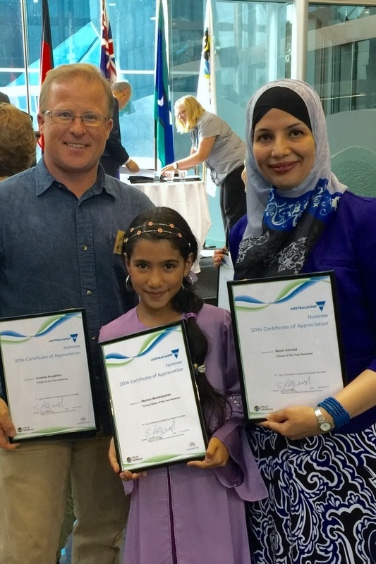 Australia Day Awards: Congratulations to Mariam M.